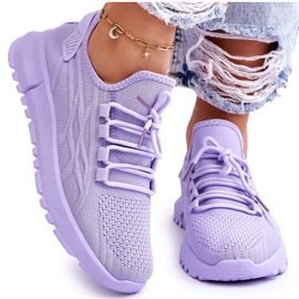 FB2 Slip-On Sneakers til kvinder Lilla Rosett violet