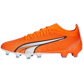 Puma Ultra Match FG/AG M 107217 01 fodboldsko orange appelsiner og røde