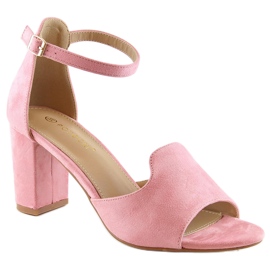 Kvinders pink ruskindssandaler Potocki YQ21035 lyserød