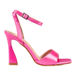 W. Potocki Højhælede kvinders sandaler Potocki pink lyserød
