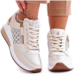 Moderigtige damesneakers Beige Jolly