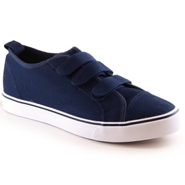 Atletico 19759 marineblå velcro sneakers