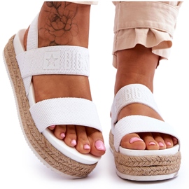 Damesandaler Big Star LL274857 Hvid