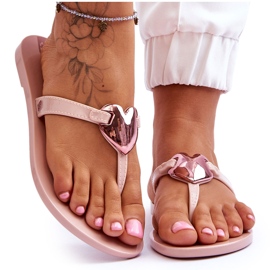 Veganske flip-flops til kvinder ZAXY JJ285032 Nøgen lyserød