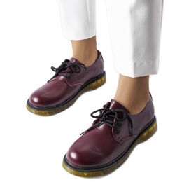 BM Burgundy Parfait bovver støvler rød