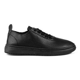 Gennembrudte sorte Shelovet sneakers til kvinder
