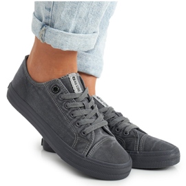 Kvinders sneakers Big Star Dark Grey DD274440 grå