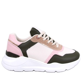 BM Kelsi Pink wedge sneakers lyserød