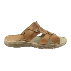 Komfortable Naszbut 024 beige tøfler sandaler