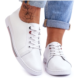 S.Barski Dame læder sneakers Hvid Renes