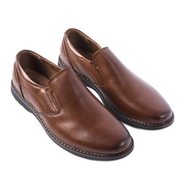 Brune Querry slip-on sko til mænd