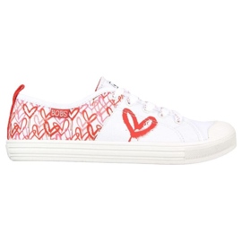 Sko Skechers x JGoldcrown: Bobs B Cool All Corazon W 113952-WRPK hvid