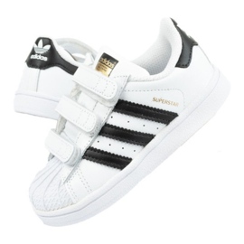 Adidas Superstar Jr BZ0418 sportssko hvid