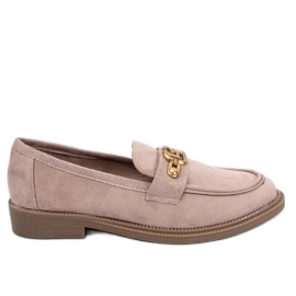 BM Berian Khaki ruskind loafers beige