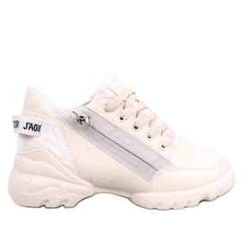BM Helser Beige wedge sneakers