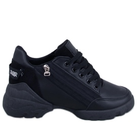 BM Helser Sorte wedge sneakers