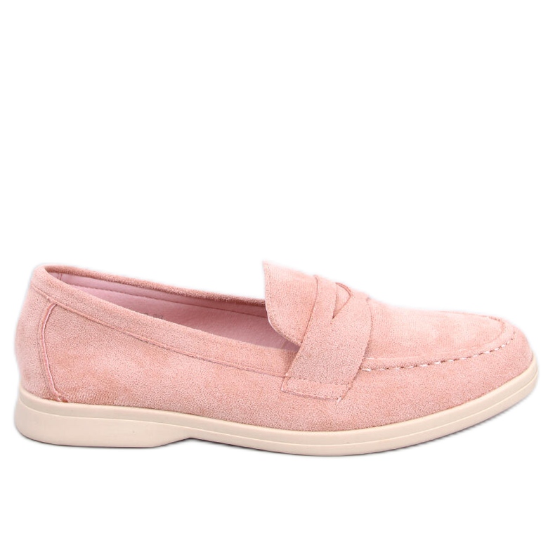 Blum Pink ruskind loafers lyserød