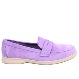 BM Blum Purple ruskind loafers violet