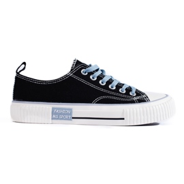 Shelovet sorte low-top sneakers til kvinder