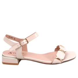 Seastar Clary Beige sandaler med lav hæl