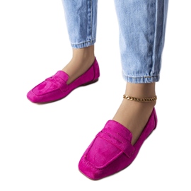 Pink øko-ruskind loafers fra Meilleur lyserød
