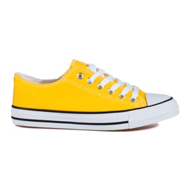 Shelovet gule klassiske sneakers