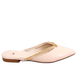 Seastar Hjemmesko med kæde Monata Beige