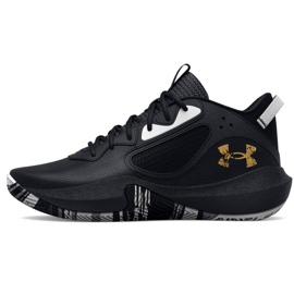 Under Armour Gs Lockdown 6 Jr 3025617 003 basketballsko sort sort