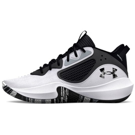 Under Armour Gs Lockdown 6 Jr. 3025617 101 basketballsko hvid hvid