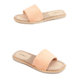 Daniels Orange suede hjemmesko til kvinder