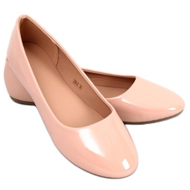 Cargil Beige lakerede ballerinaer
