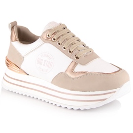 Dame sportssko sneakers på platformen multicolor Big Star LL274584 flerfarvet