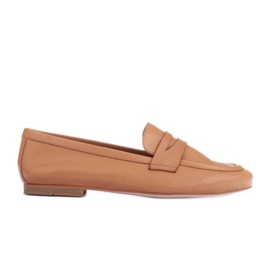 Marco Shoes Uforede loafers brun