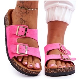 Kvinders slip-on korksål Neon Pink Cortina lyserød