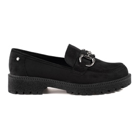 W. Potocki Sorte ruskinds loafers fra Potocki
