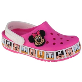 Crocs Fl Minnie Mouse Band Clog T Jr 207720-6QQ lyserød