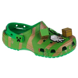 Crocs Elevated Minecraft Classic Clog Jr. 208473-90H grøn