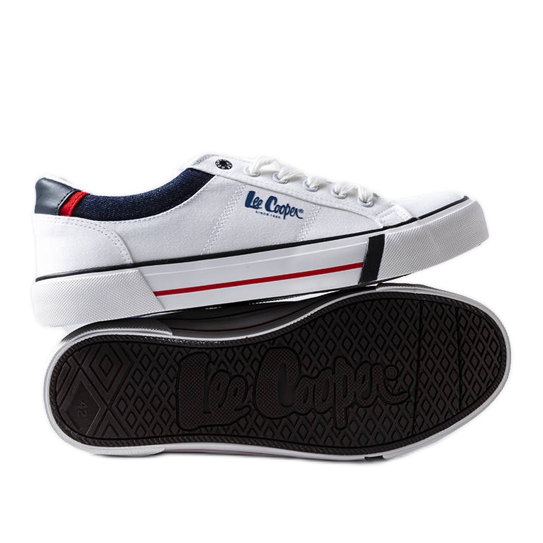 Lee Cooper LCW-23-31-1835M hvide sneakers