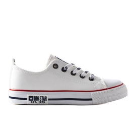 Hvide sneakers til børn Big Star KK374038