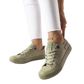 Grønne sneakers fra Big Star LL274028