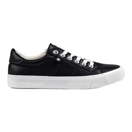 Klassiske sorte Vinceza sneakers til kvinder