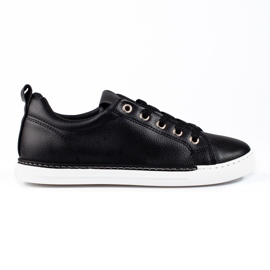 Shelovet sorte klassiske damesneakers
