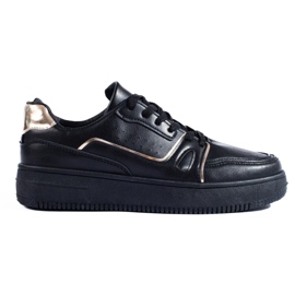 Sorte sneakers til kvinder på Shelovet platformen