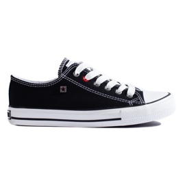 Big Star T274023906 sorte klassiske sneakers