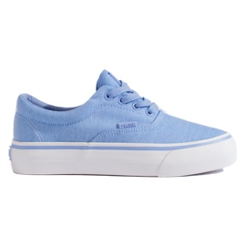 Damesneakers blå Big Star LL274145