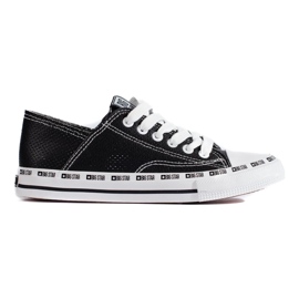 Klassiske sorte sneakers til kvinder Big Star FF274023B
