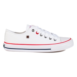 Big Star T274022101 hvide klassiske sneakers