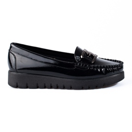 W. Potocki Lakerede dame loafers Potocki sorte