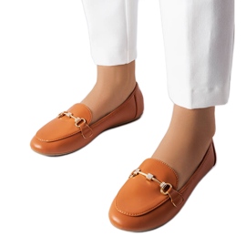 Brune dekorative loafers fra Lejeune