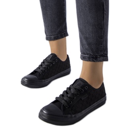 Big Star LL274072 sorte mesh sneakers
